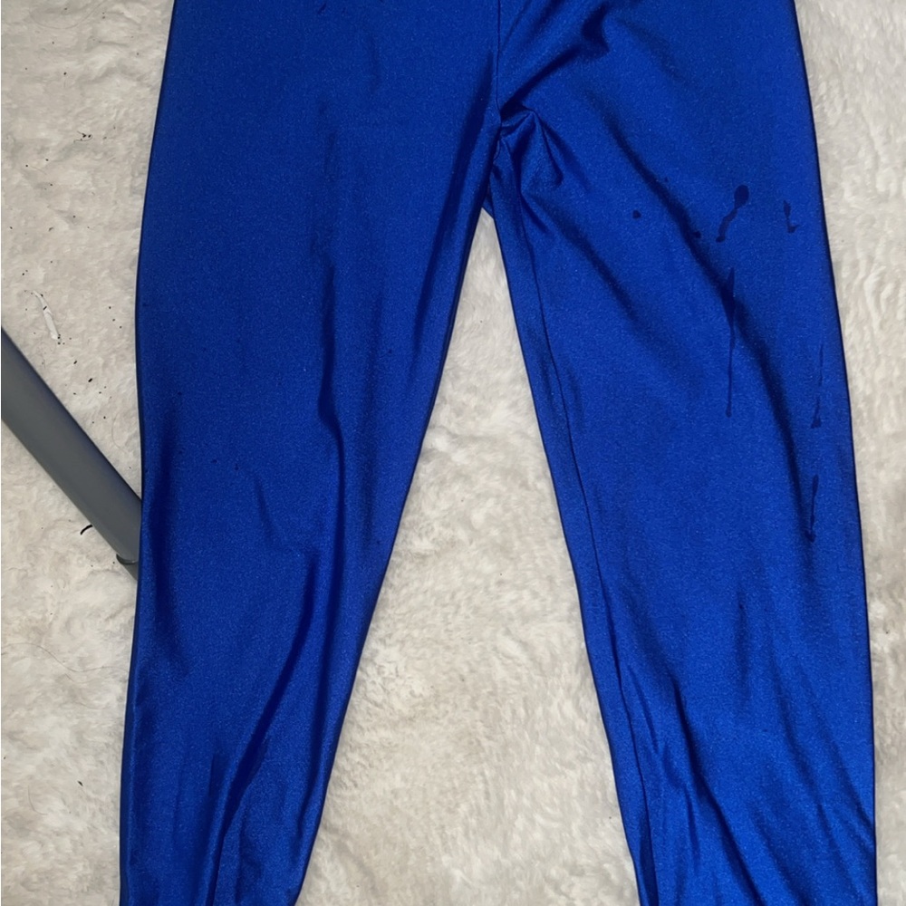 Versace Jeans Collection Vibrant Blue Leggings